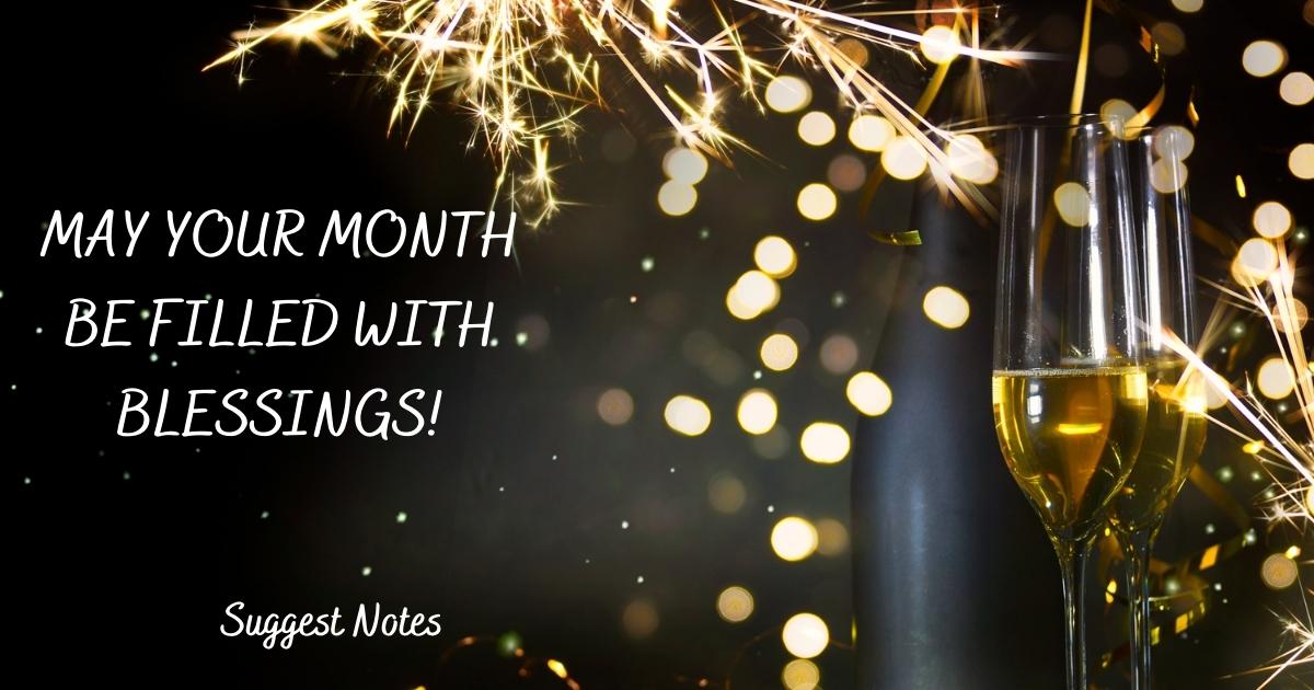 May Your Month Be Filled with Blessings!