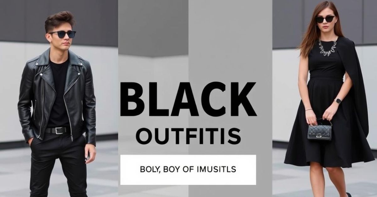 Black Outfit Captions for Instagram | Boys | Girls | Men | Quotes