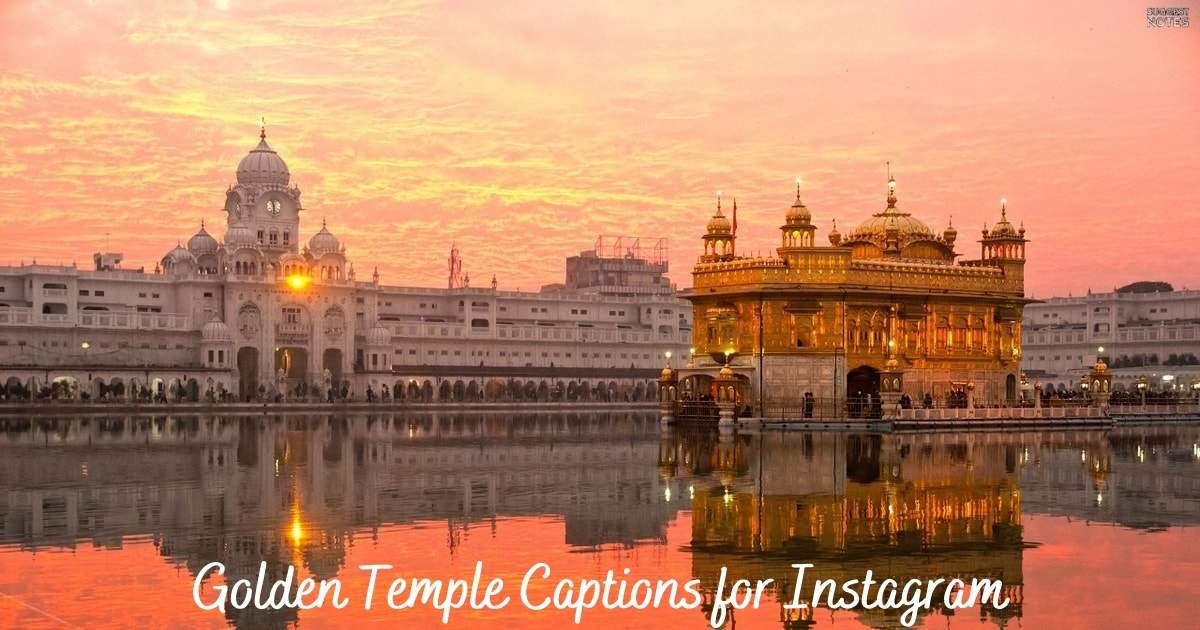 Golden Temple Captions for Instagram